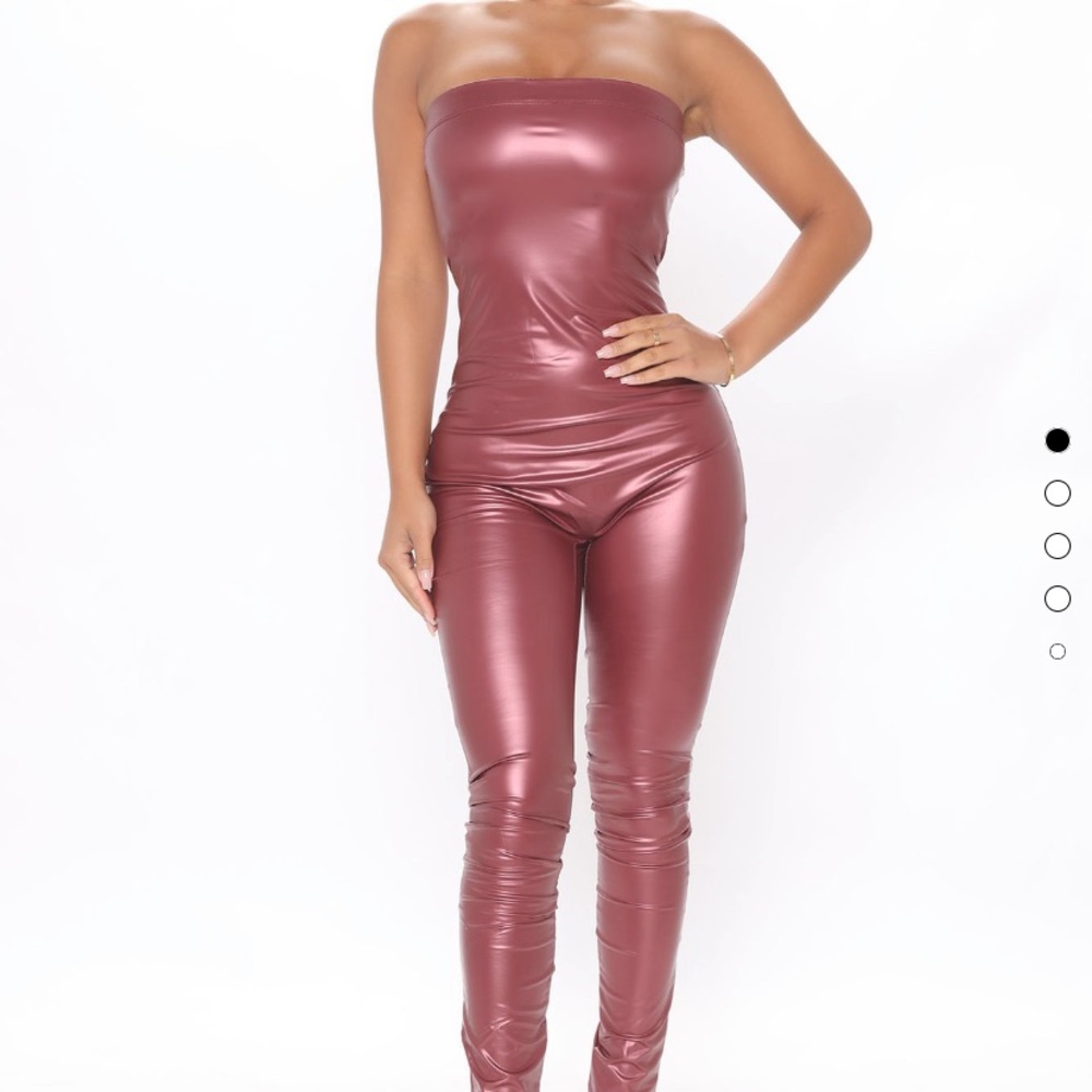 Leather Jumpsuit